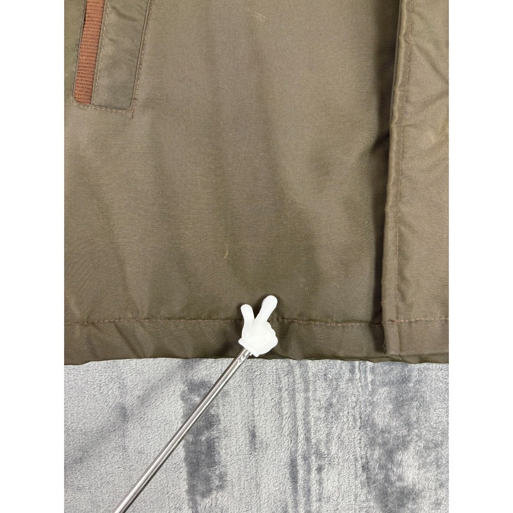 VTG 1980s Sears The Men's Store Sherpa Lined Jacket Size 44 Olive Green Workwear - Picture 13 of 15